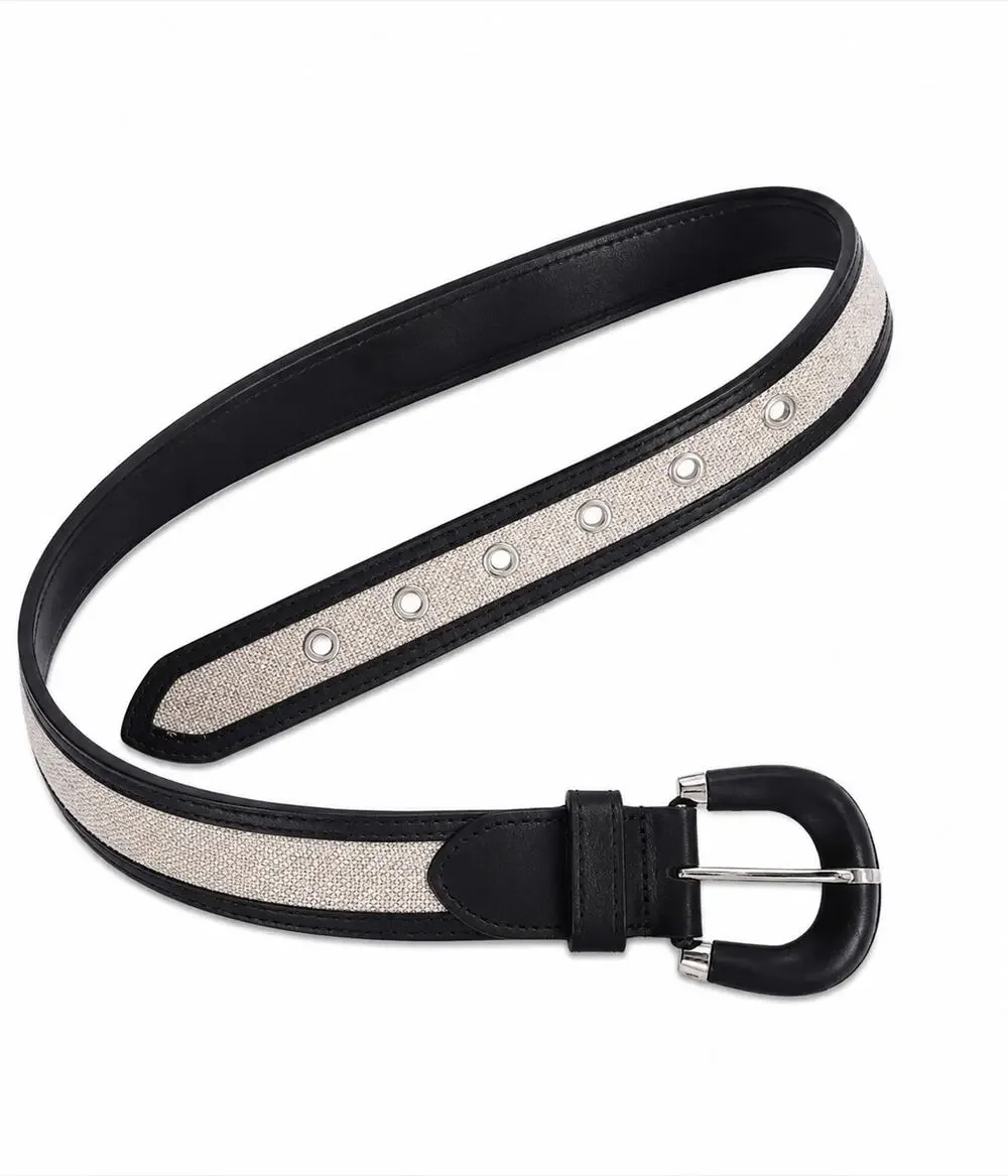 JASON WU sz XL Wide Black Leather Belt